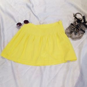 Bright Yellow Gap Skirt